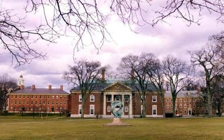 Compensation for prep school leaders in New England has quietly surged in recent years. Pictured: Phillips Academy in Andover.
